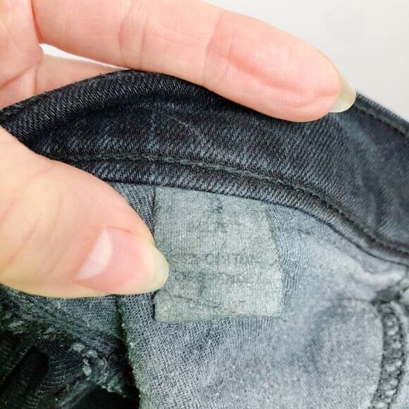 J Brand Y2K Charcoal Gray Skinny Mid Rise Jeans Size 27 with 5 pockets - Picture 16 of 16